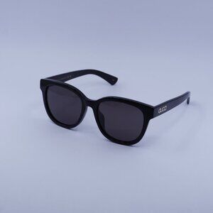 Gucci GG1797SK 001 Sunglasses Black Square Frame, Grey Lenses